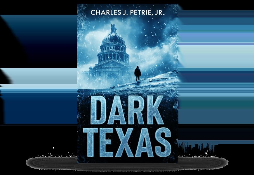 Dark Texas, a novel by Charles Petrie, Jr.: the publisher's cover art